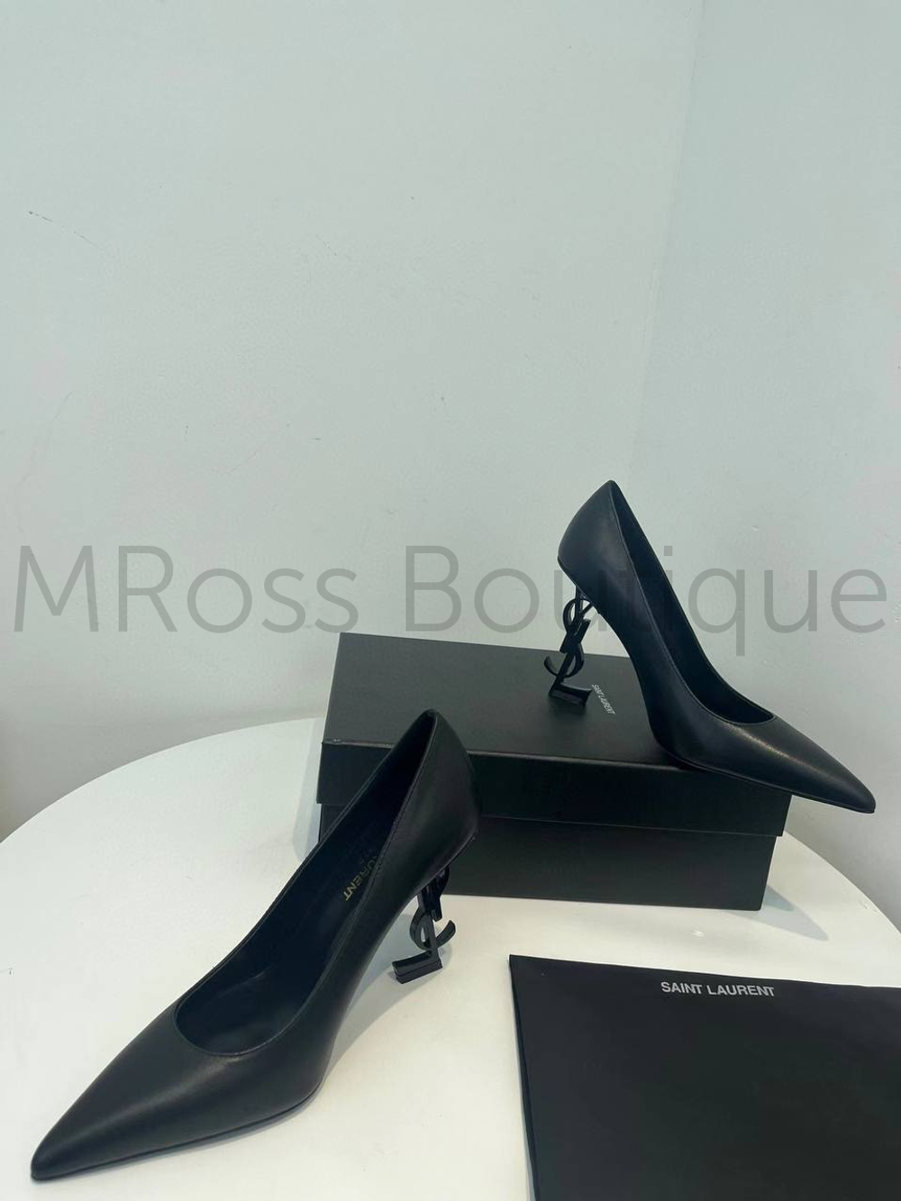 Yves saint laurent black pumps online