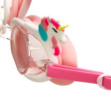 Очки детские для плав.TORRES Fun Kids, SW-32524PK, прозрач.линзы,розовая.оправа, широкий рег.ремешок