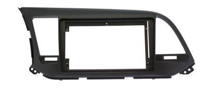 Комплект рамки с разъёмами 9"+can Hyundai Elantra 6 2016-2018 (штатная камера) черная - Car-Smart 7065F2B