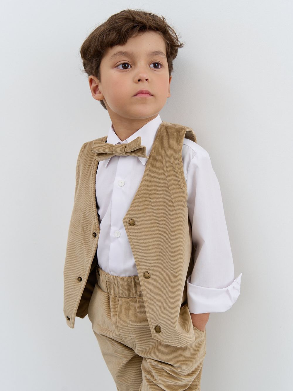 Жилет вельветовый "Имбирь"