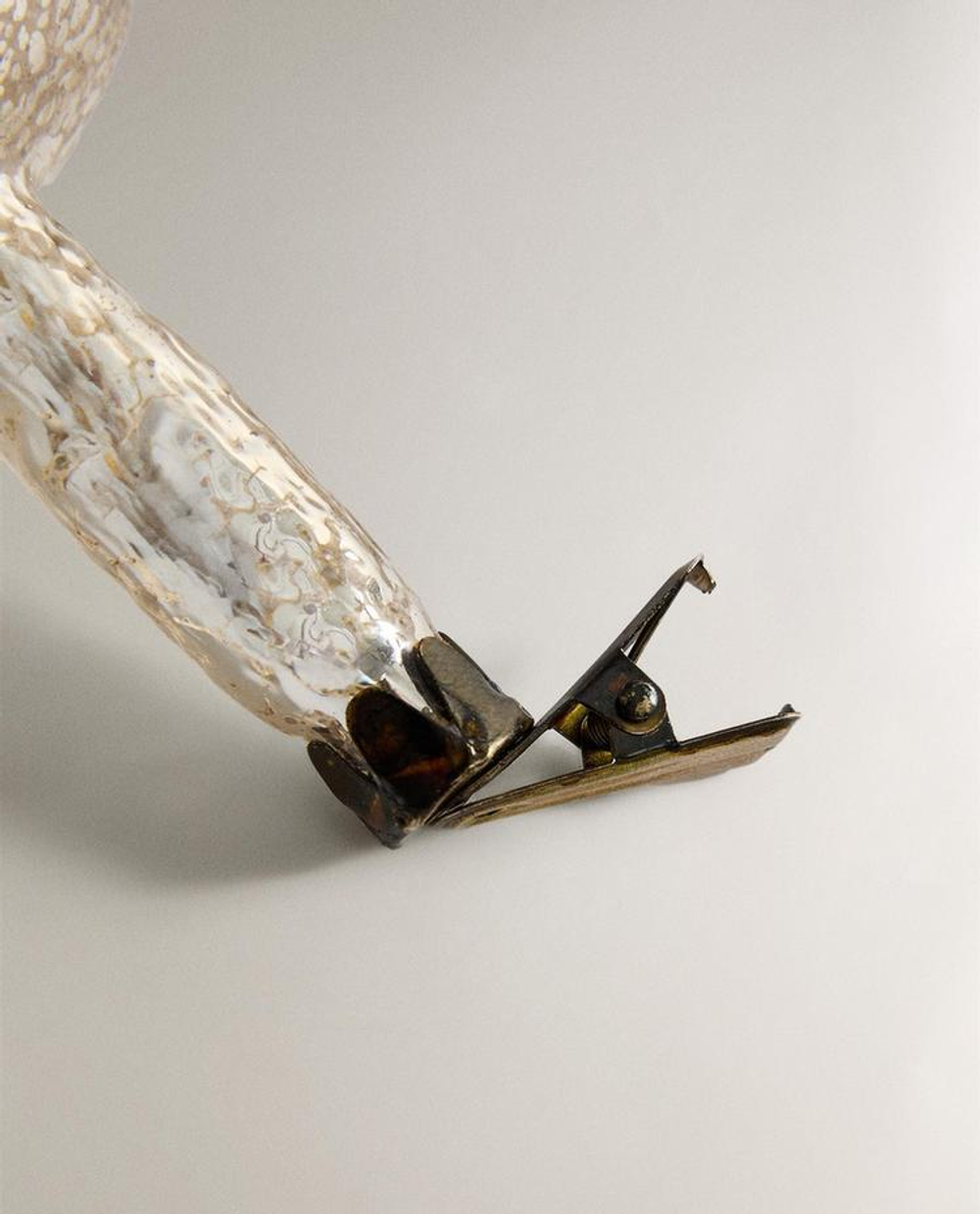 ZARA HOME НОВОГОДНЕЕ УКРАШЕНИЕ НА ЗАЖИМЕ «ГРИБ», ЗОЛОТИСТЫЙ