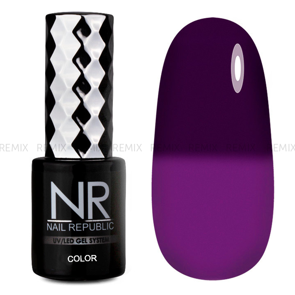 NR Гель-лак THERMO COLOR 609, Сливовый-сиреневый (10 мл)