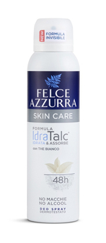 Felce Azzurra Дезодорант-спрей антиперспирант «Уход за кожей» с Белым чаем Deo Spray Skin Care IdraTalc Formula 150 мл