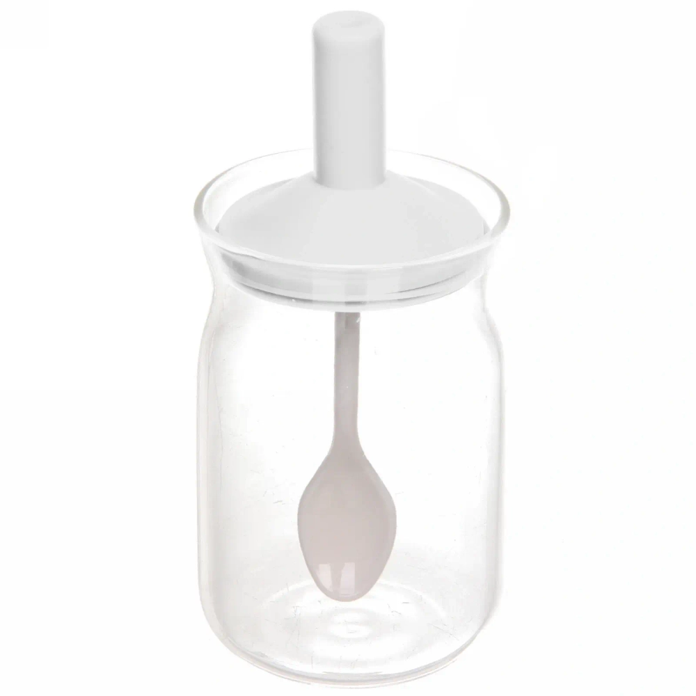 Банка стеклянная «O'lala» с ложкой 7,6*16,4см