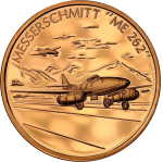 Germany, Messerschmitt "ME 262" Commemorative Medal, Date Unknown