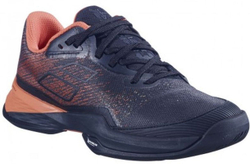 Женские теннисные кроссовки Babolat Jet Mach 3 All Court Women - black/living coral - Black Multikolor
