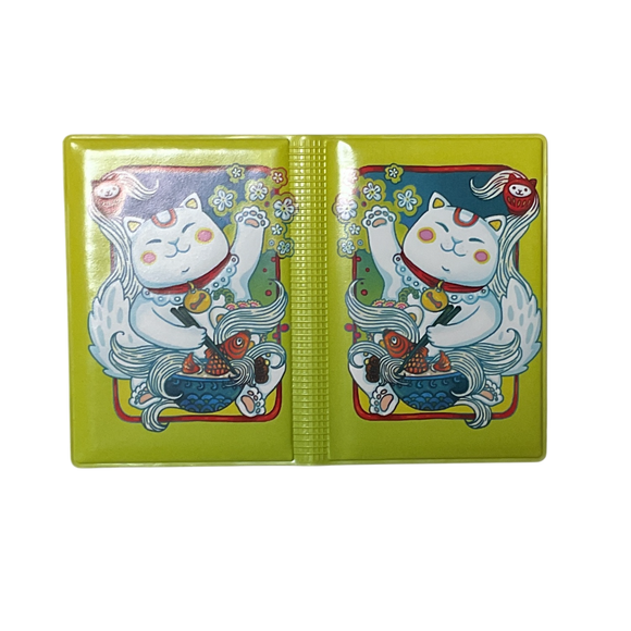 Обложка для транспортной карты "Манеки неко рамен" увеличенная