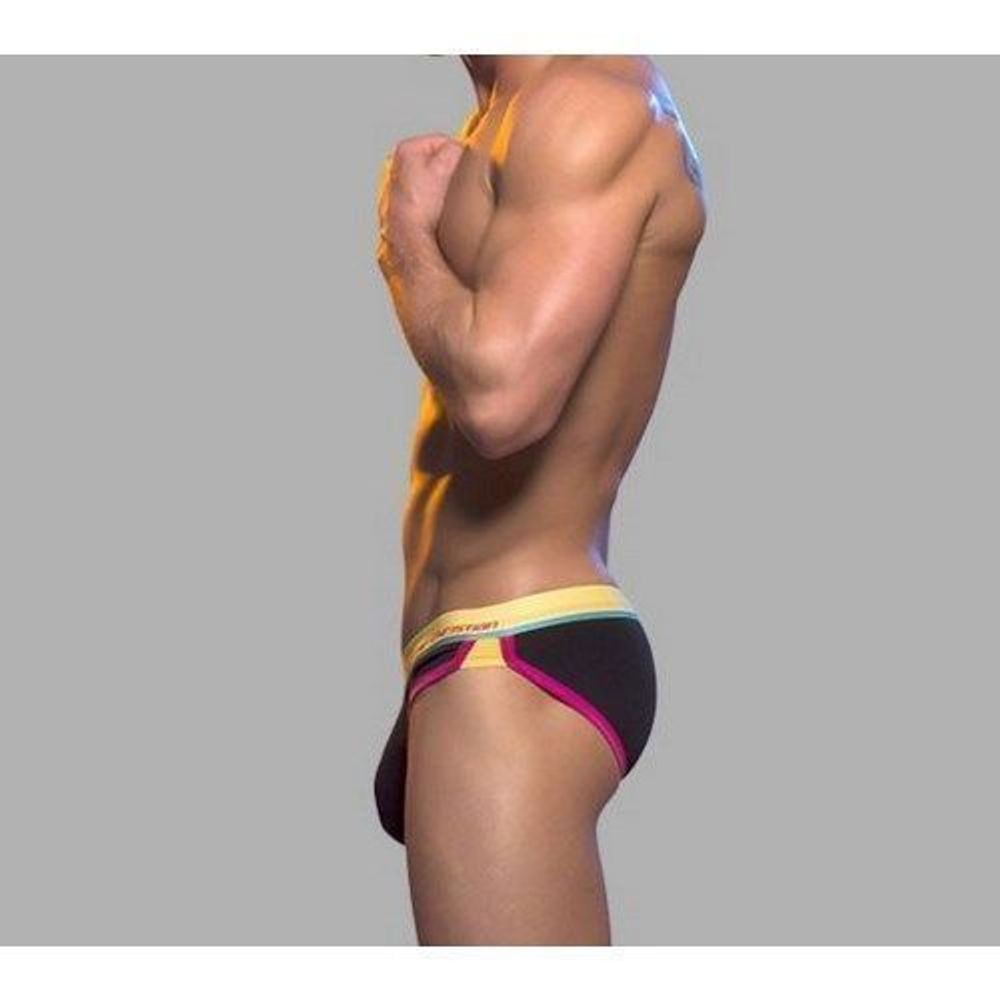 Мужские трусы брифы черные Retro Pop Reveal Andrew Christian Black  AC9612