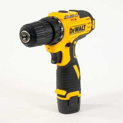 Dewalt, шуруповерт аккумуляторный, DW12VC, от аккумулятора, 12 В, 28 Нм, 2 акб
