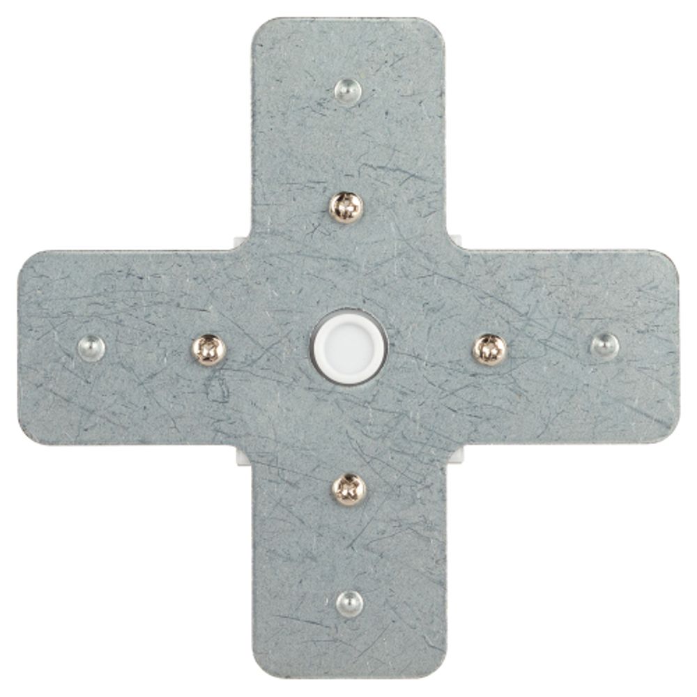 Коннектор питания ЭРА TR-1PA-СX WH для однофазного шинопровода X-образный белый