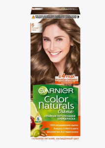 КРАСКА ДЛЯ ВОЛОС COLOR NATURALS ТОН 6 ЛЕСНОЙ ОРЕХ