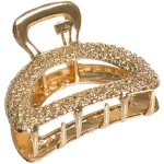 Заколка - краб для волос на блистере «КАСКАДА», трапеция, цвет золото и серебро, 2.5*4см (пакет с подвесом)●