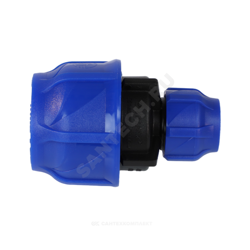 Муфта компрессионная ПЭ переходная Дн 63х50 Ру16 VALFEX 121001216350