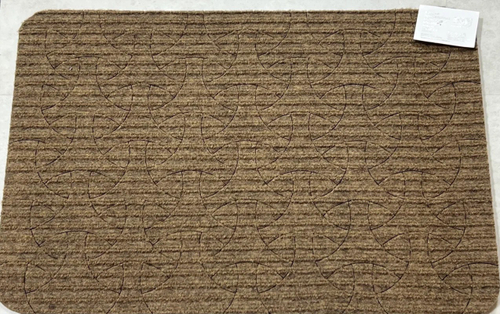 Коврик придверный влаговпитывающий Мерседес Лазер без канта коричневый