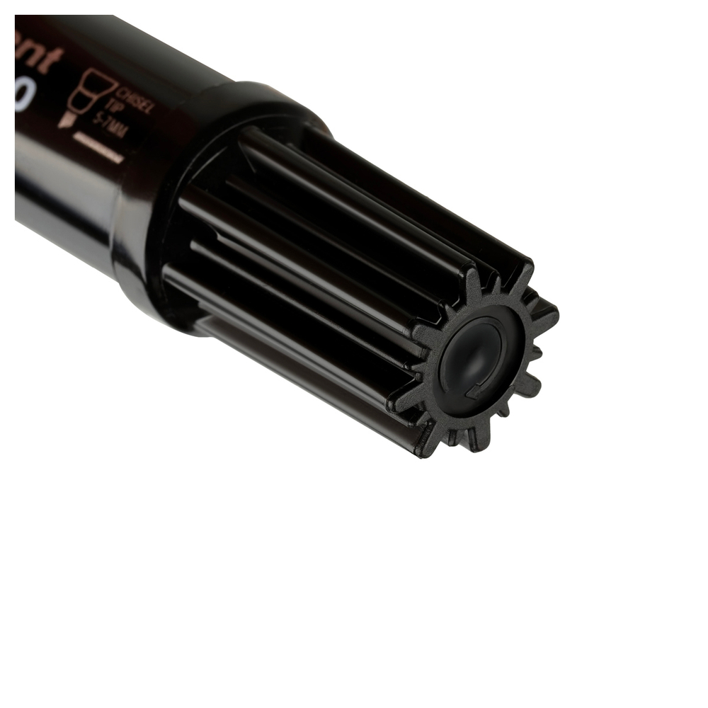 Маркер перманентный промышленный Luxor "510" черный, скошенный, 5-7мм 3161