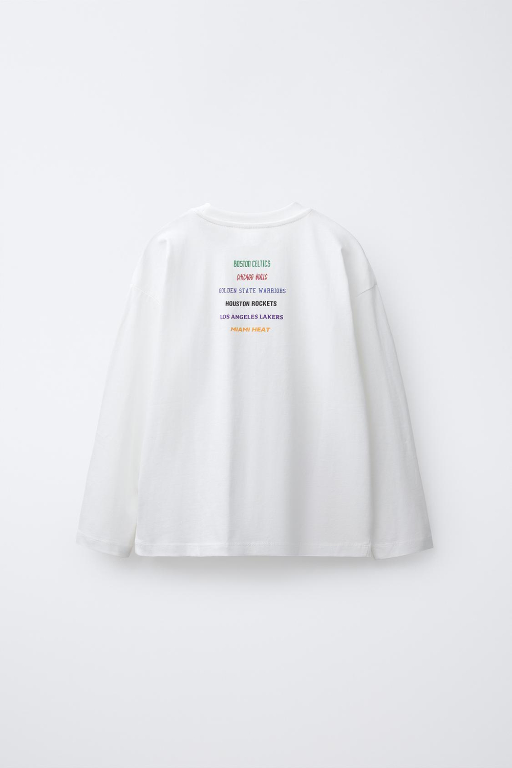 ZARA ЛОНГСЛИВ EQUIPO NBA, БЕЛЫЙ