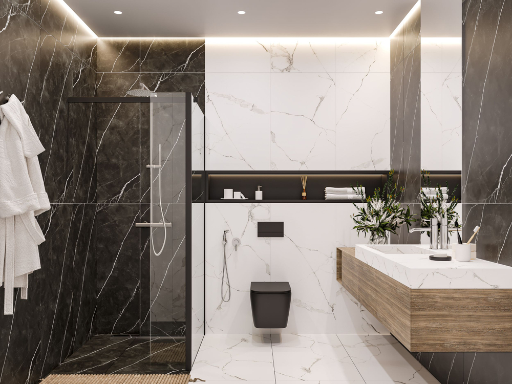 Керамогранит CULTO DARK MARBLE 60*120 матовый, упаковка 1,44м2