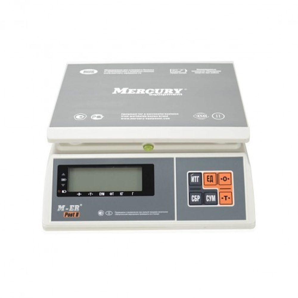 Фасовочные настольные весы M-ER 326 AFU-6.01 Post II LCD RS-232