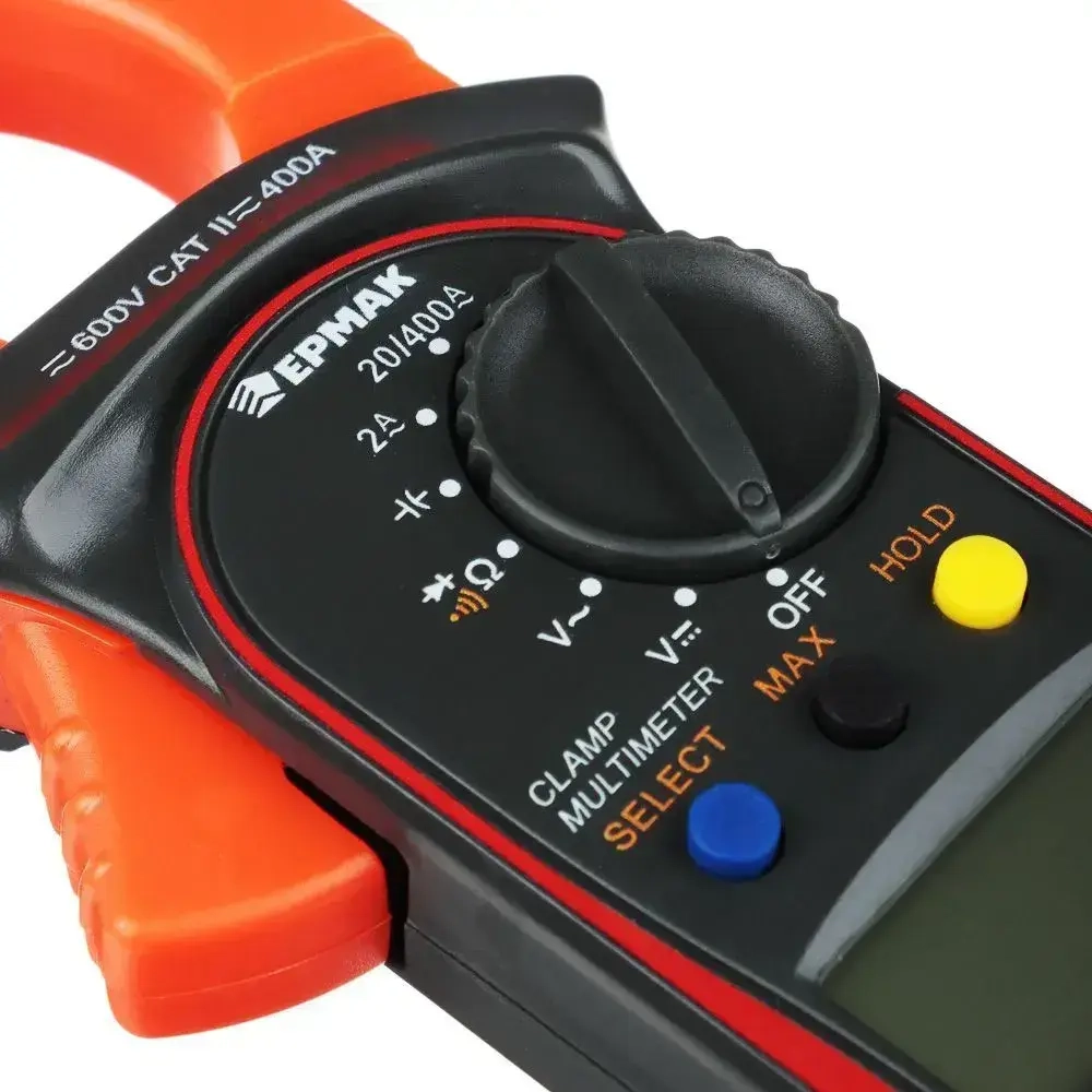 Клещи токоизмерительные ЕРМАК с мультиметром в мягком кейсе