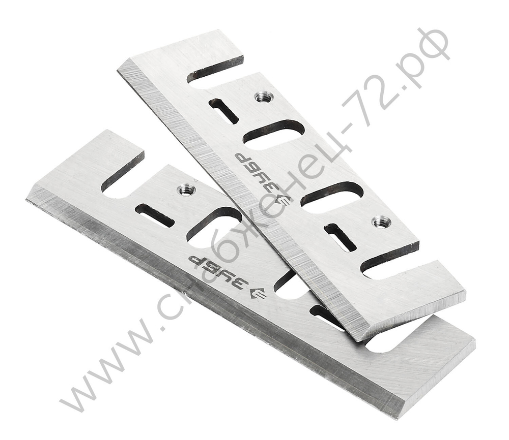 ЗУБР 110 мм, 2 шт комплект быстрорежущих ножей для рубанка (ЗРЛ-110)