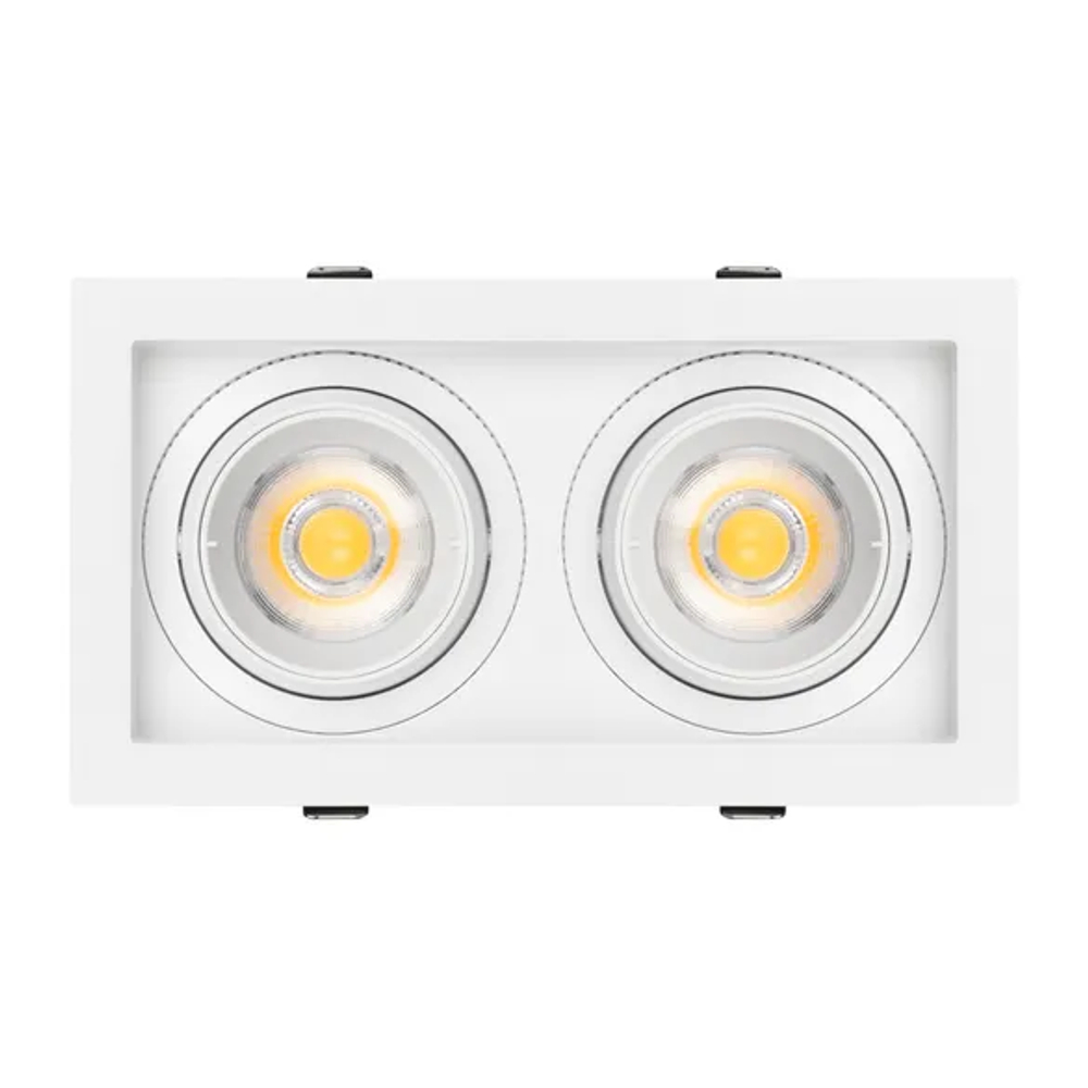 Светильник MS-VORTEX-BUILT-S210x117-2x20W Day4000 (WH-WH, 40 deg, 230V) (Arlight, IP20 Металл, 5 лет) 057768