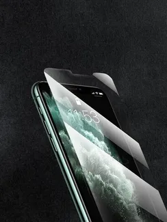 Защитное стекло 2.5D LuazON для iPhone Xr/11 (6.1")
