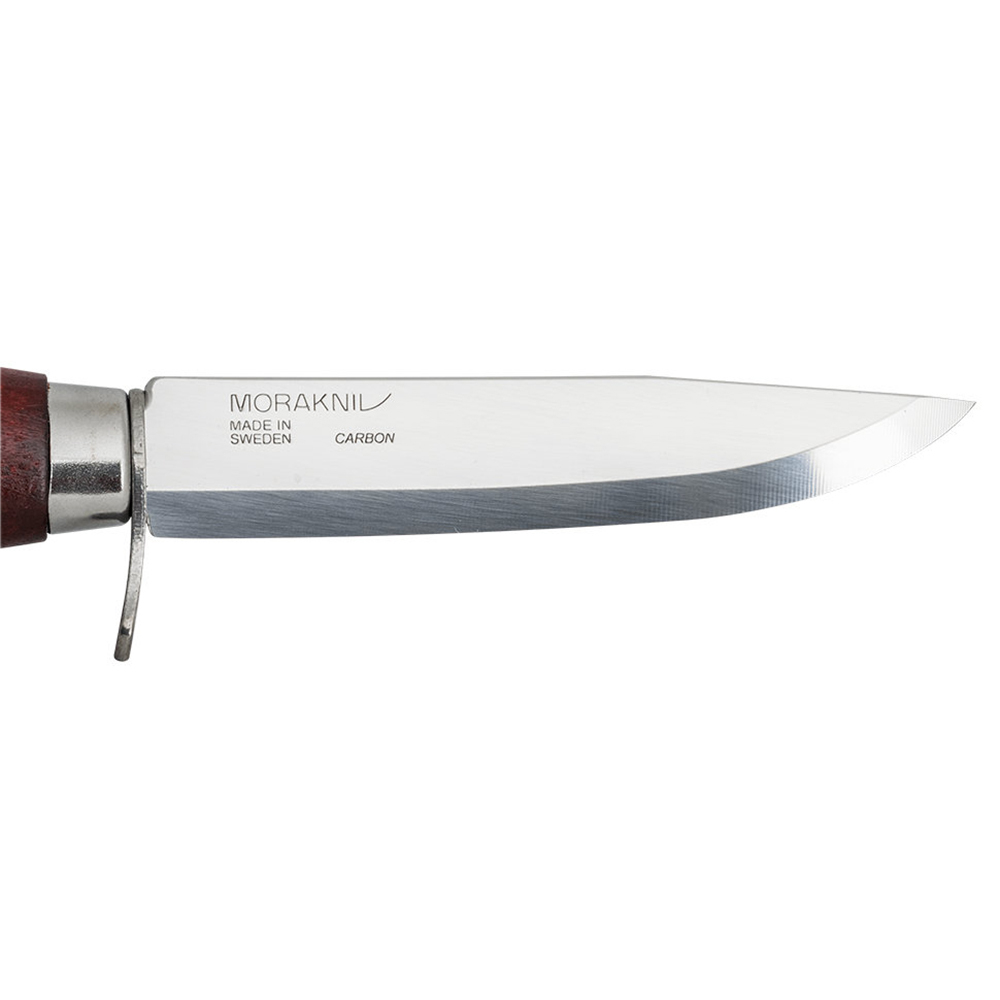 Нож Morakniv Classic No 2F, углеродистая сталь, рукоять из березы, красного цвета