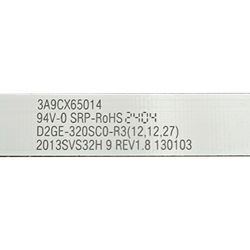 Samsung 32" UE32 2013SVS32H D2GE-320SC0-R3 (D2GE-320SCO-R3) алюминиевое основание