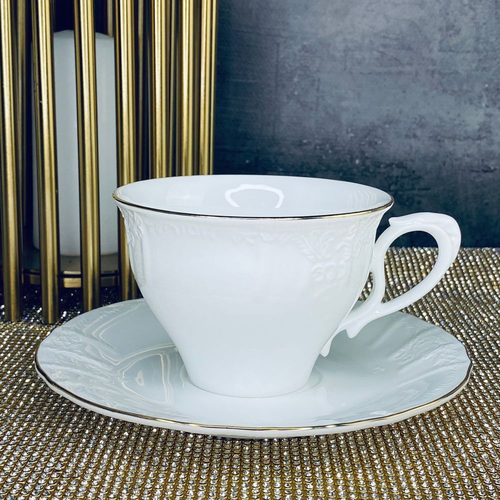 Lenardi 226-175 Чайный набор 12пр. 270 мл MARIA GOLD в под.уп.(х6)Фарфор