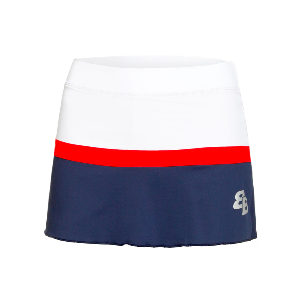 Женская теннисная юбка BB by Belen Berbel Nano Skirt Women - White, Multicoloured