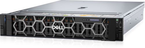 Сервер Dell R7625 (up to 24x 2.5" HDD/SSD/NVMe, incl. 8x 2.5" NVMe U.2 DC) rack 2U / 1x AMD EPYC 9274F (4.05GHz, 24C/48T, 256M, 320W, DDR5-4800) / 2x 64GB DDR5 ECC Registered DIMM 4800MHz / 16x 3.84TB SAS SSD Enterprise 12Gb/s / PERC H755 8GB RAID (0,1,5