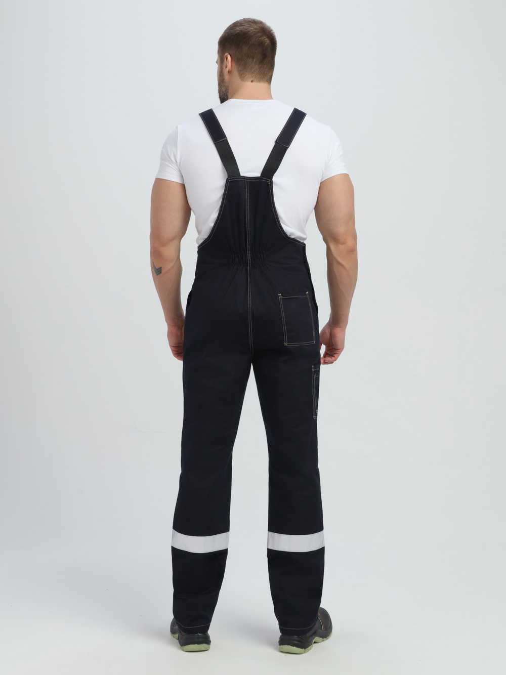 Костюм Троя IMP (тк.Саржа,320) п/к, т.синий/бежевый