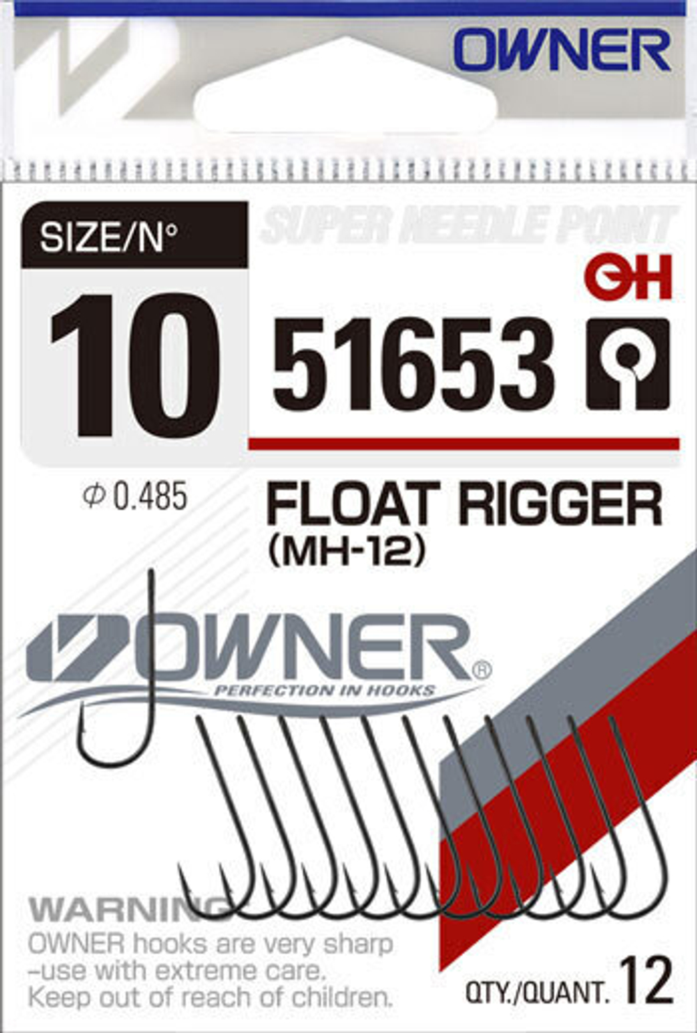 Крючок Owner 51653 №12 (MH-12)