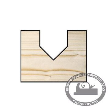 Фреза пазовая c углом 90гр. D=19.05x15.88x56 S=12 ARDEN