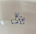 Ванна детская RANT "Крольчата" со сливом 102см (pink-розовый)