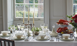 Wedgwood Jasper Conran Platinum 250 мл полосатая чайная чашка с блюдцем 1058023