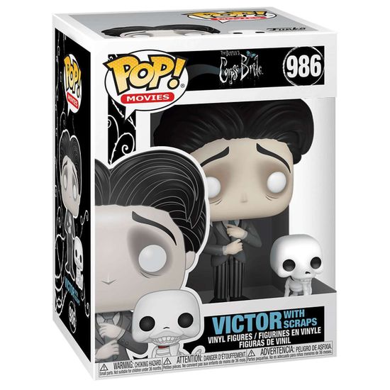 Фигурка Funko POP! Movies Corpse Bride Victor with Scraps (986) 49045 / Фигурка Фанко ПОП! по мотивам мультфильма "Труп невесты", Виктор