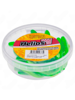 Виброхвост несъедобный Helios Catcher 2,75"/7 см Blue Sparkles & White 30шт. (HS-1-026-N-30)