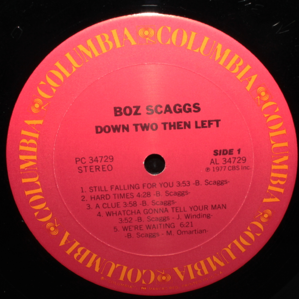 Boz Scaggs / Down Two Then Left (LP)