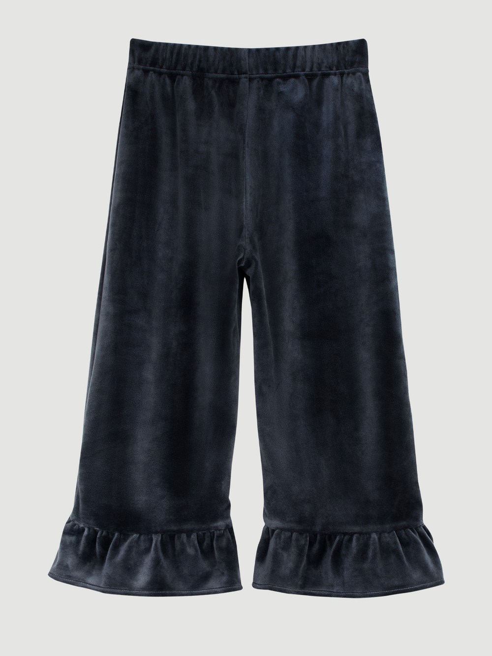 Велюровые брюки с воланами Mjölk Mist Grey