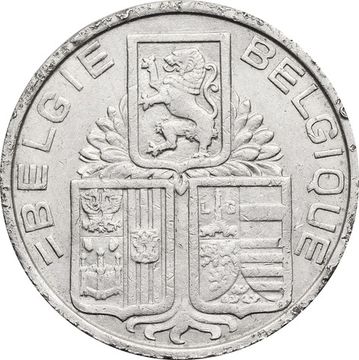 5 франков 1939 Бельгия (BELGIE-BELGIQUE)