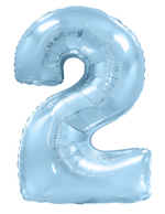 Шар Цифра Голубая