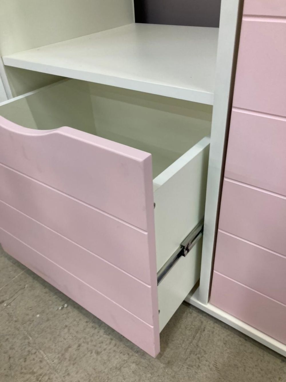 Вешалка Домик белый/орхидея