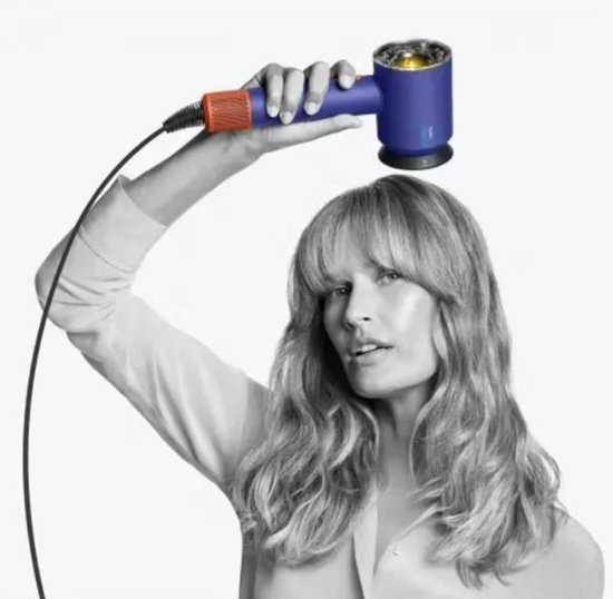 Фен Dyson Supersonic Nural HD16, синий/оранжевый (Vinca blue/Topaz orange) EU
