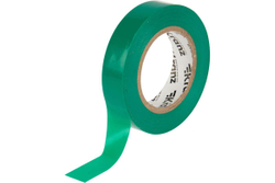 Изолента ПВХ KRANZ 0,13х15 мм, 20 м, зеленая KR-09-2603