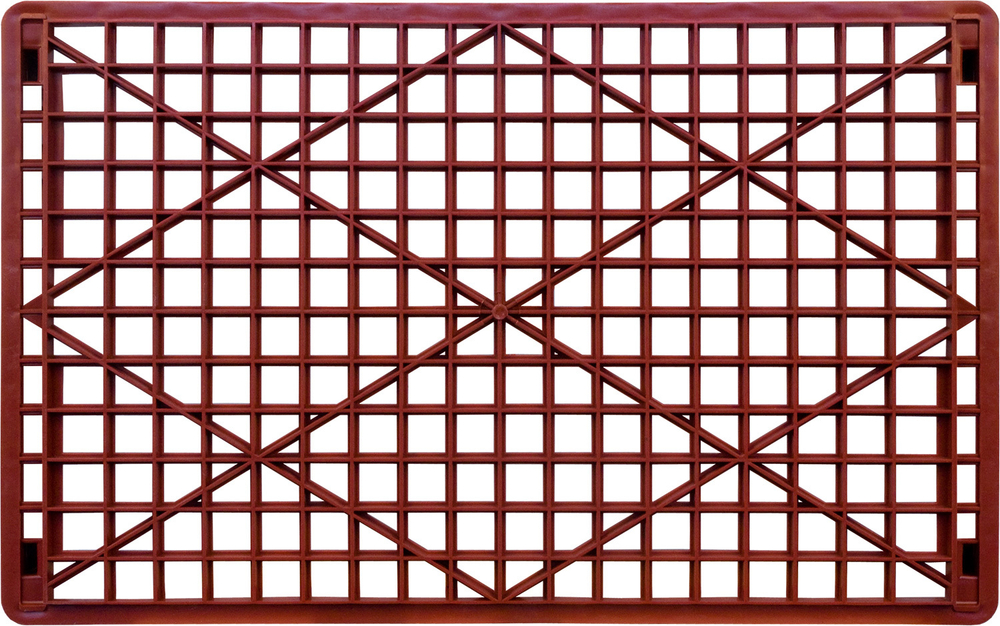 Ящик перфорированный 740×460×102, арт.: 402, объём 25, красный, код: 00451