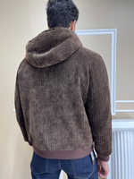 Куртка Loro Piana со вставками из кожи крокодила и мехом внутри