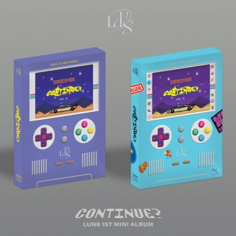 Альбом LUN8 - CONTINUE? 1st Mini Album 2 Version SET