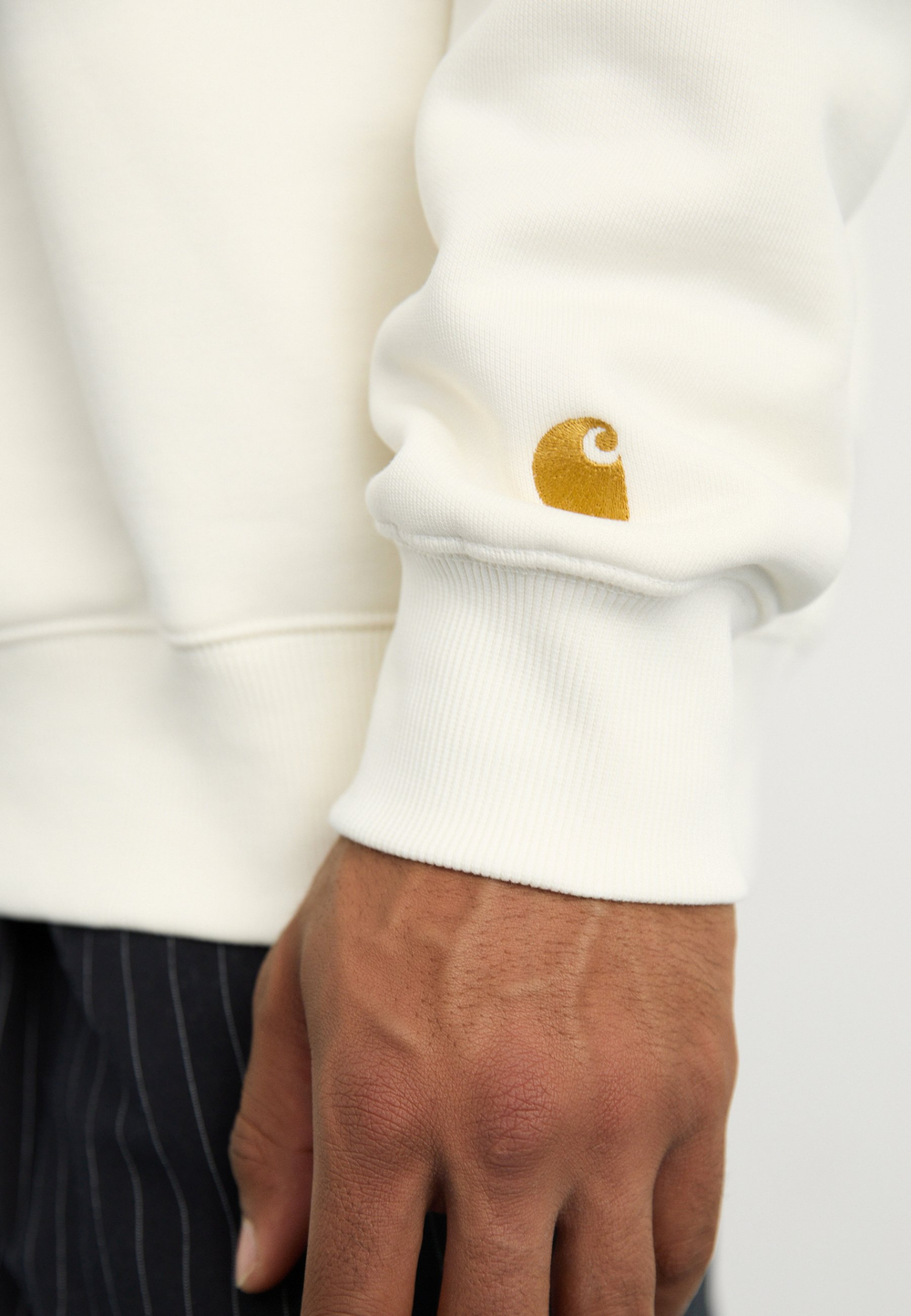 Carhartt WIP Толстовка - воск/золото/молоко