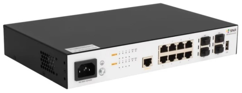 Коммутатор управляемый SNR SNR-S5210G-8TX-POE